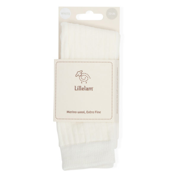 Lillelam_Knestrømper_hvit 2