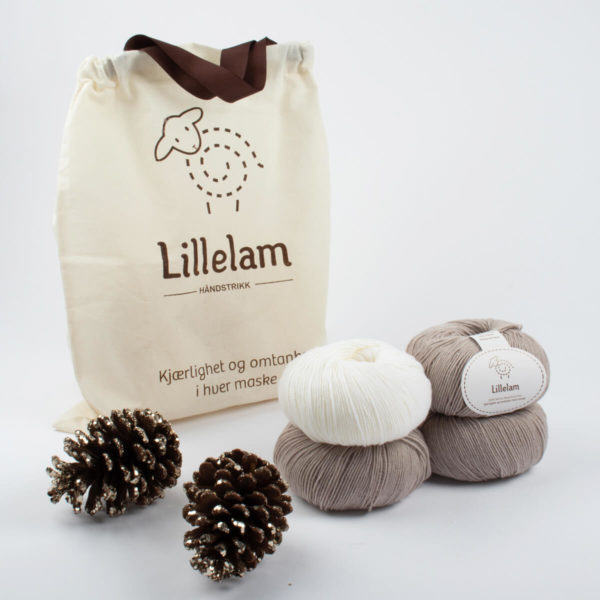 Lillelam_Strikkepakke_beige