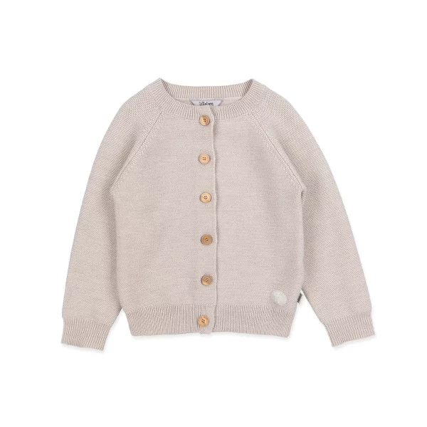 Ulljakke Max- front Lys beige - Lillelam