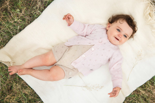 Jacket July_Sky Pink_Romper July_Light Beige cardigan july miljo